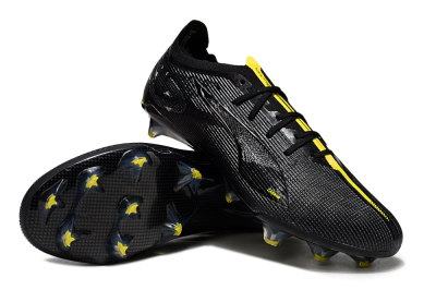 Puma Ultra Ultimate FG Football Boots - Black/Yellow
