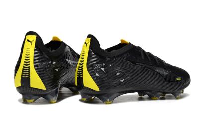 Puma Ultra Ultimate FG Football Boots - Black/Yellow
