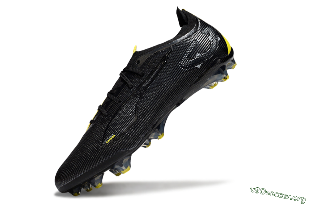 Puma Ultra Ultimate FG Football Boots - Black/Yellow 4