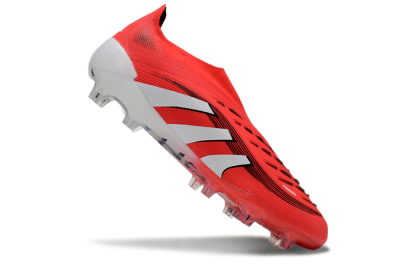Adidas Predator Elite 25 Laceless FG Football Boots - Red/White/Black