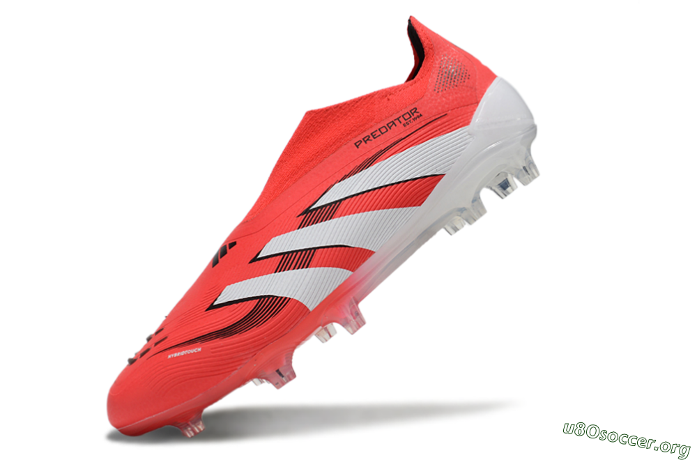 Adidas Predator Elite 25 Laceless FG Football Boots - Red/White/Black 6