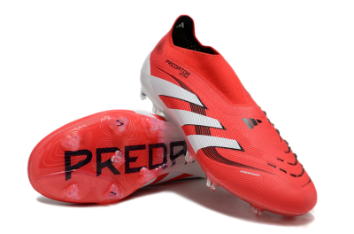 Adidas Predator Elite 25 Laceless FG Football Boots - Red/White/Black
