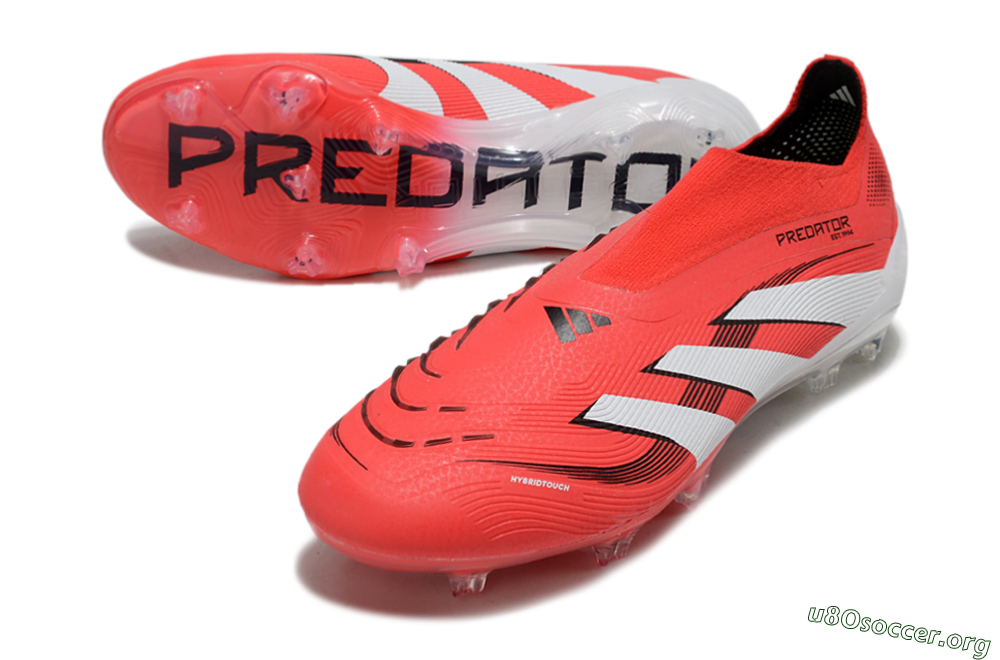 Adidas Predator Elite 25 Laceless FG Football Boots - Red/White/Black 0