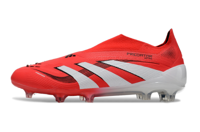 Adidas Predator Elite 25 Laceless FG Football Boots - Red/White/Black