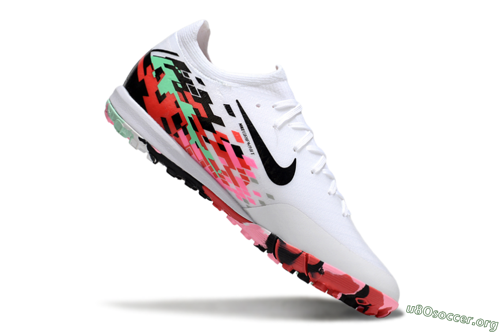 Nike Air Zoom Mercurial Vapor 16 Elite TF Football Shoes - White/Black/Red 4