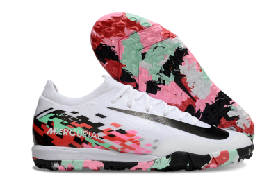 Nike Air Zoom Mercurial Vapor 16 Elite TF Football Shoes - White/Black/Red
