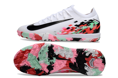 Nike Air Zoom Mercurial Vapor 16 Elite TF Football Shoes - White/Black/Red
