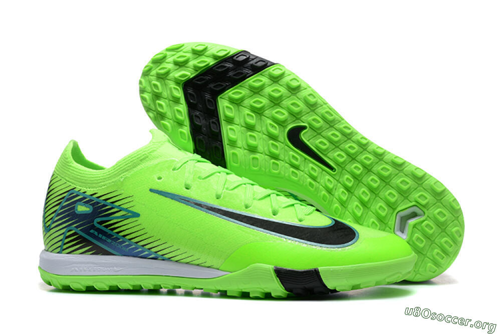 Nike Air Zoom Mercurial Vapor 16 Elite TF Football Shoes - Yellow/Black/White 2