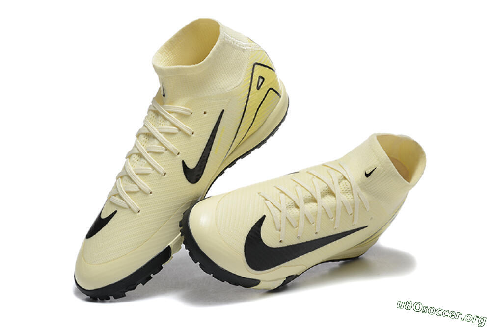 Nike Air Zoom Mercurial Superfly 10 Elite TF Football Shoes - Beige/Black 0