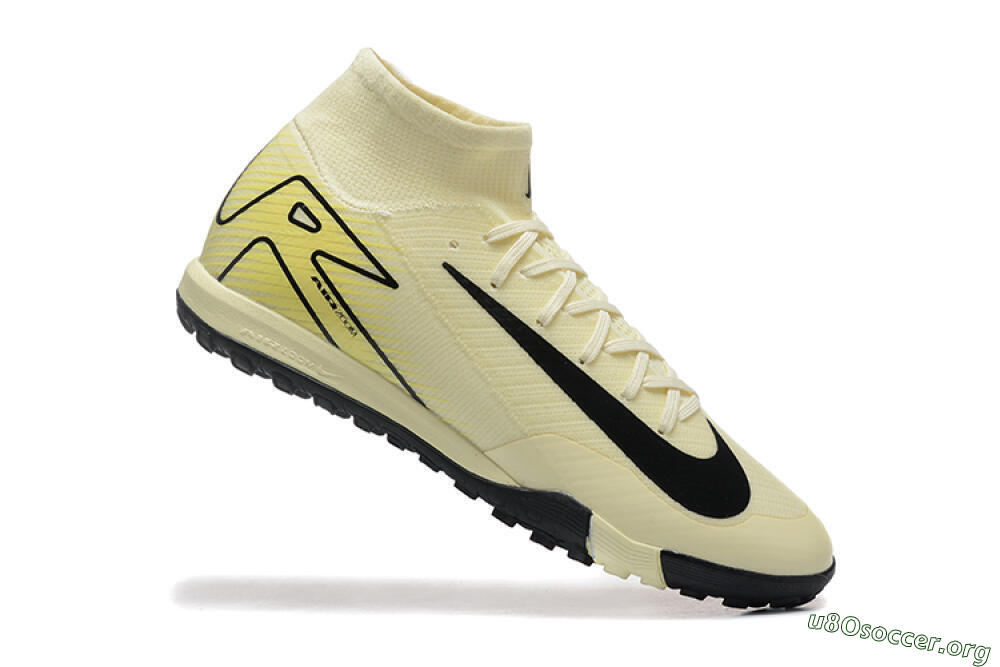 Nike Air Zoom Mercurial Superfly 10 Elite TF Football Shoes - Beige/Black 4