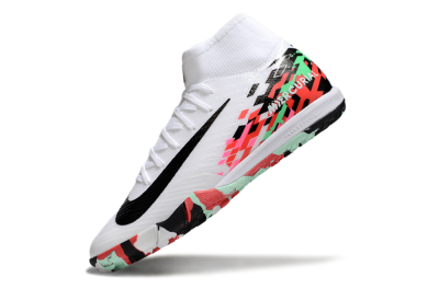 Nike Air Zoom Mercurial Superfly 10 Elite TF Football Shoes - White/Black/Red
