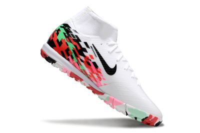 Nike Air Zoom Mercurial Superfly 10 Elite TF Football Shoes - White/Black/Red