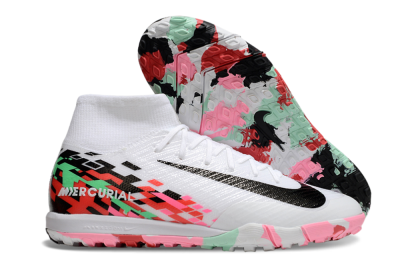 Nike Air Zoom Mercurial Superfly 10 Elite TF Football Shoes - White/Black/Red