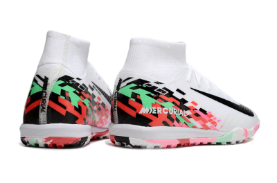Nike Air Zoom Mercurial Superfly 10 Elite TF Football Shoes - White/Black/Red