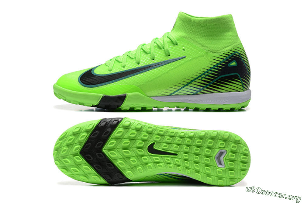 Nike Air Zoom Mercurial Superfly 10 Elite TF Football Shoes - Yellow/Black/White 1