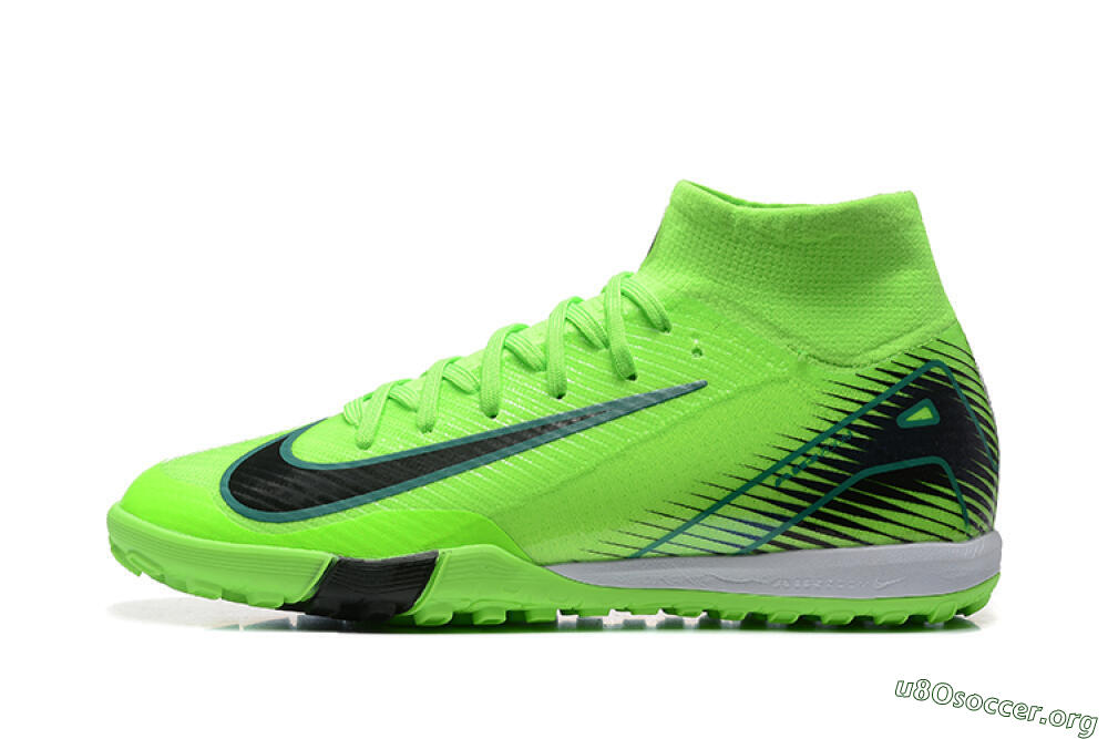 Nike Air Zoom Mercurial Superfly 10 Elite TF Football Shoes - Yellow/Black/White 3
