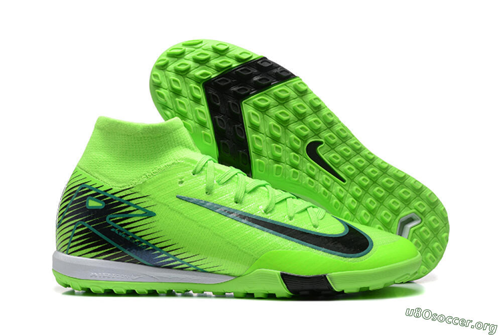 Nike Air Zoom Mercurial Superfly 10 Elite TF Football Shoes - Yellow/Black/White 2