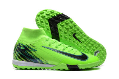 Nike Air Zoom Mercurial Superfly 10 Elite TF Football Shoes - Yellow/Black/White