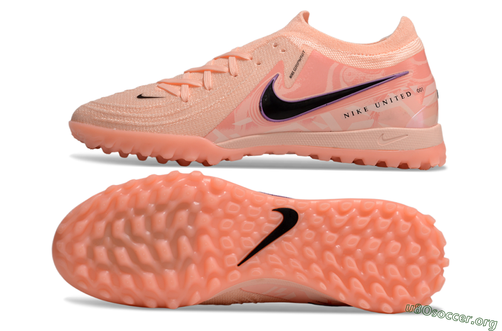 Nike Phantom GX 2 Elite TF Football Shoes - Pink/Black/Purple 1
