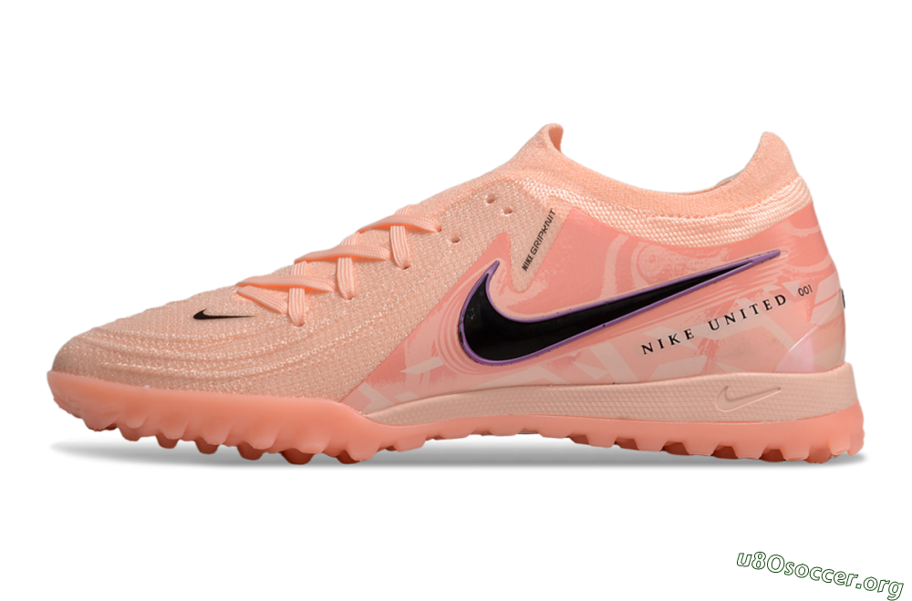 Nike Phantom GX 2 Elite TF Football Shoes - Pink/Black/Purple 3