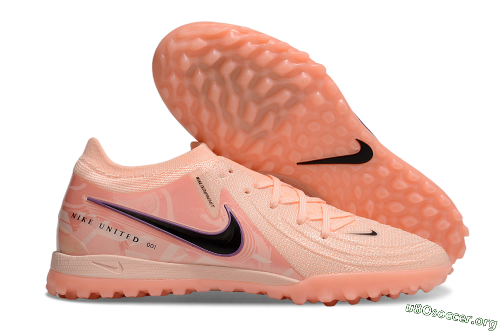 Nike Phantom GX 2 Elite TF Football Shoes - Pink/Black/Purple 2