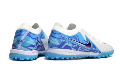 Nike Phantom GX 2 Elite TF Football Shoes - Beige/Blue/White