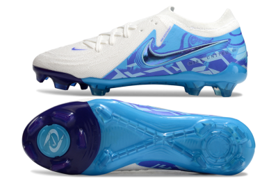 Nike Phantom Luna Elite FG Football Boots - Beige/Blue/White