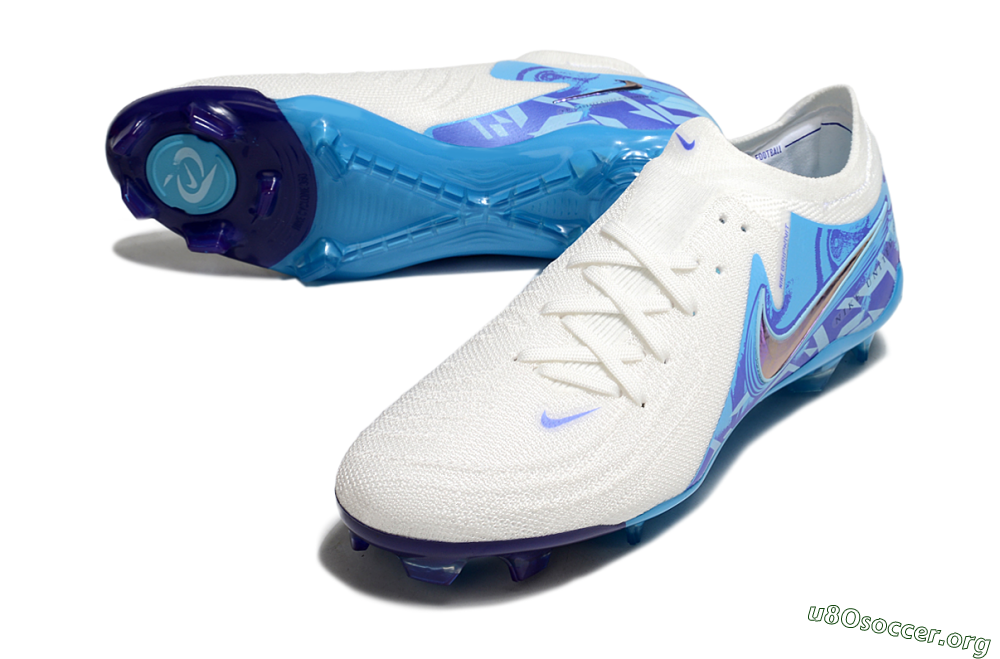 Nike Phantom Luna Elite FG Football Boots - Beige/Blue/White 0
