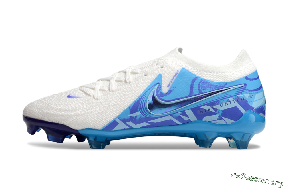 Nike Phantom Luna Elite FG Football Boots - Beige/Blue/White 3