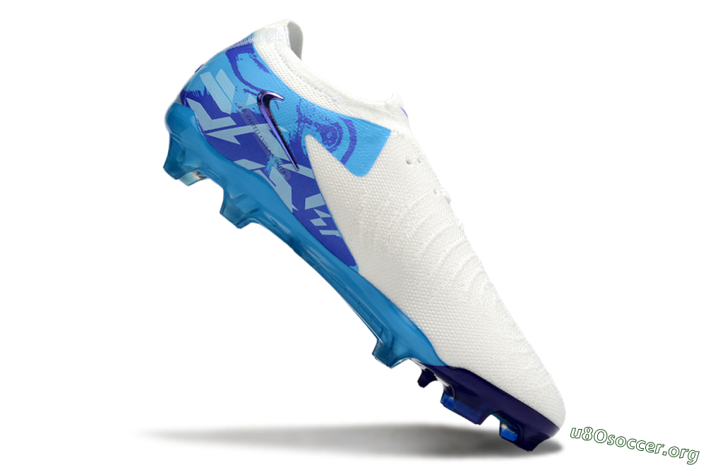 Nike Phantom Luna Elite FG Football Boots - Beige/Blue/White 4