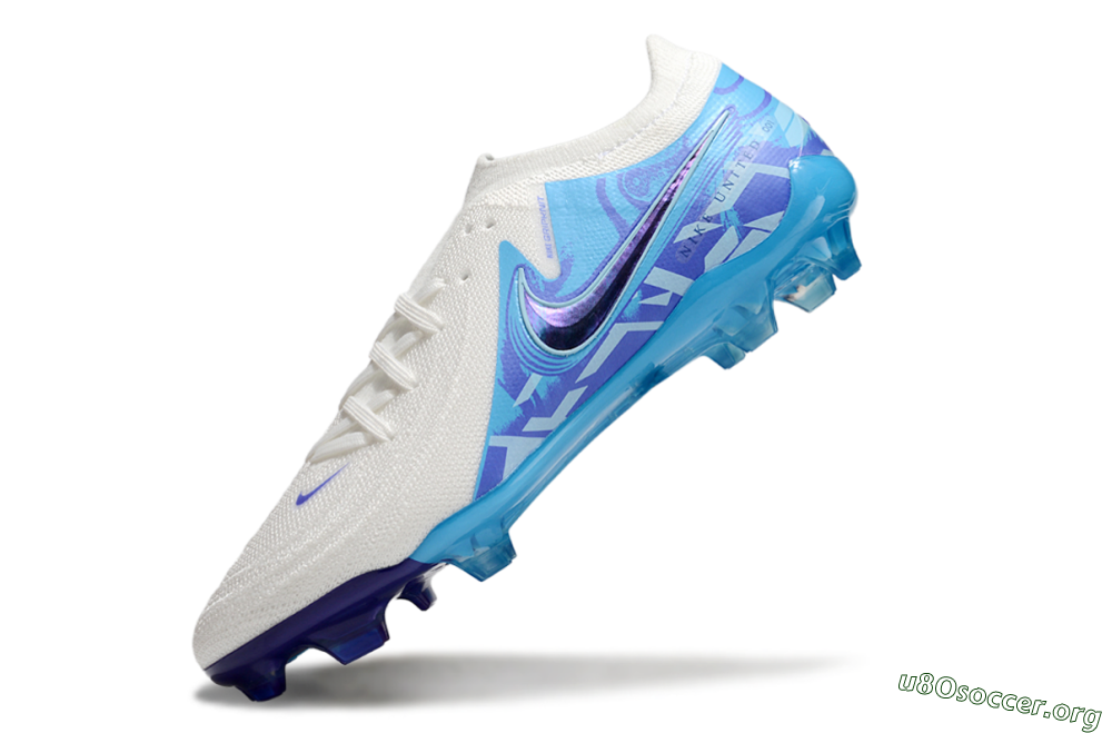 Nike Phantom Luna Elite FG Football Boots - Beige/Blue/White 5