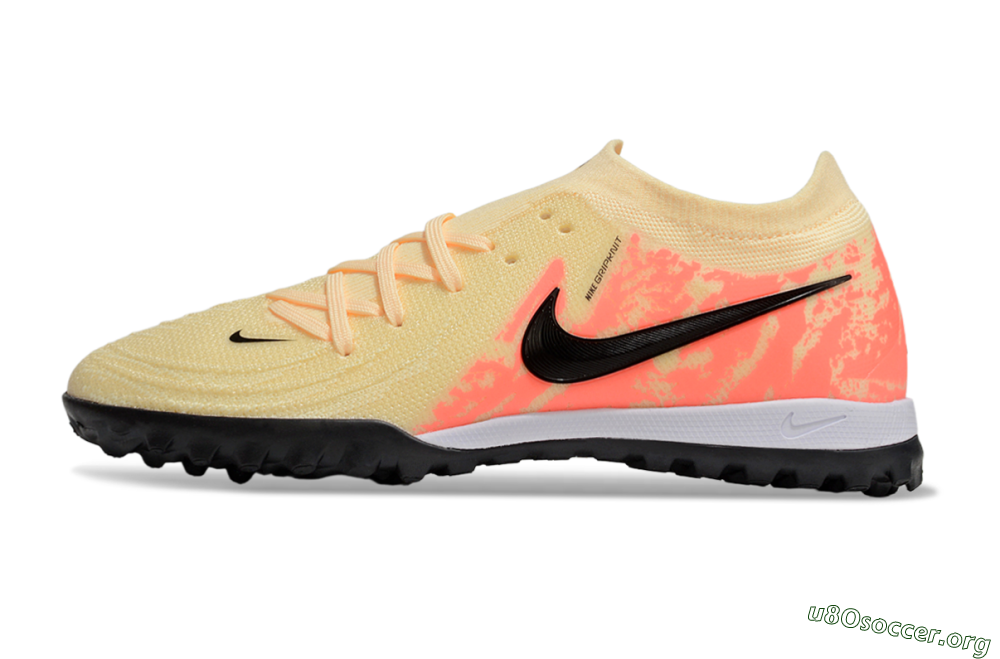 Nike Phantom GX 2 Elite TF Football Shoes - Yellow/Black/Red 3
