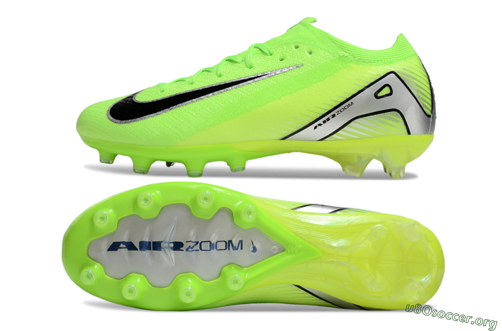 Nike Air Zoom Mercurial Vapor 16 Elite AG Football Boots - Yellow/Black/Silver 1