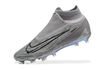 Nike Phantom GX 2 Elite FG Football Boots - Grey/Black/Gold