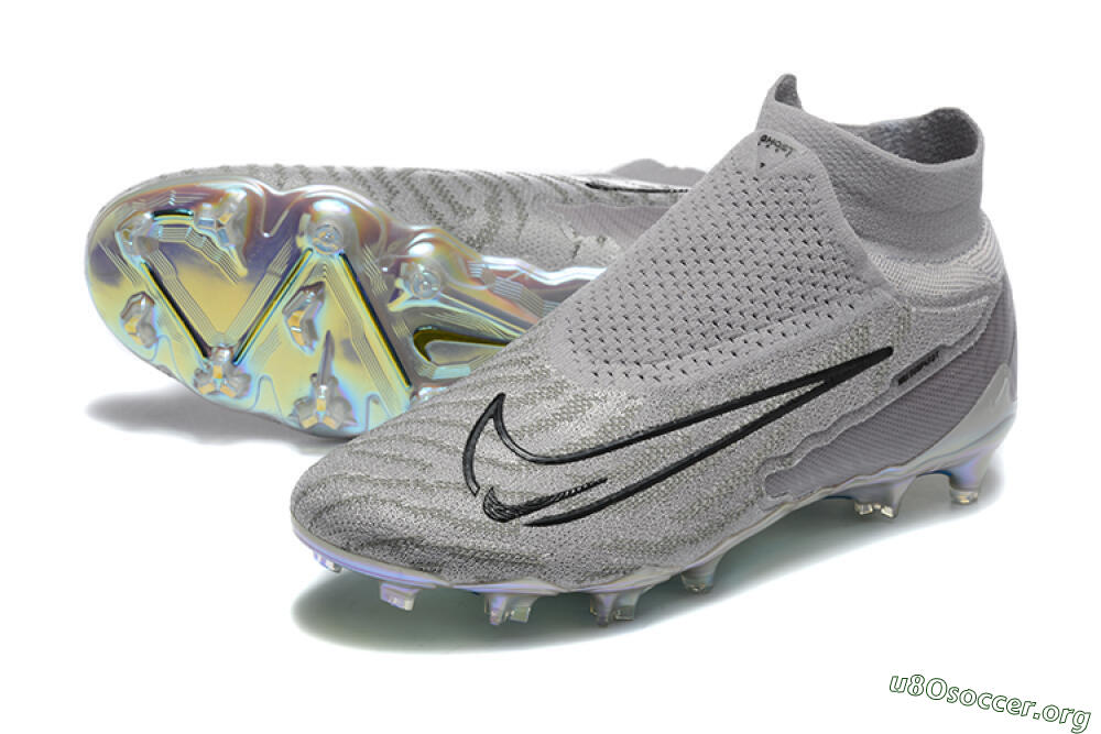 Nike Phantom GX 2 Elite FG Football Boots - Grey/Black/Gold 0