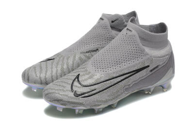 Nike Phantom GX 2 Elite FG Football Boots - Grey/Black/Gold