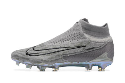 Nike Phantom GX 2 Elite FG Football Boots - Grey/Black/Gold