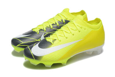 Nike Air Zoom Mercurial Vapor 16 Elite FG Football Boots - Yellow/Black/White