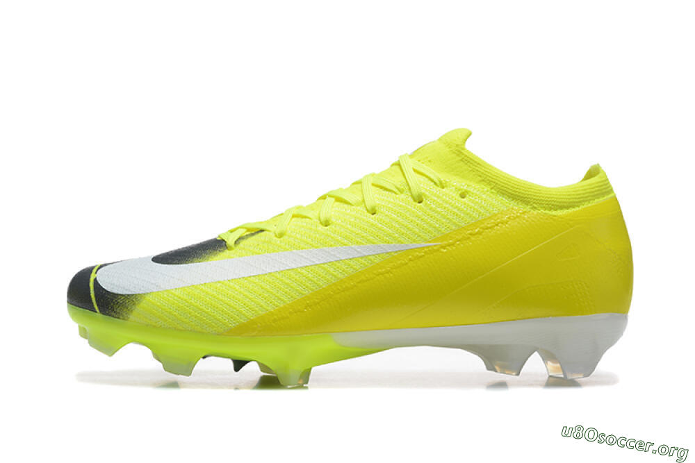 Nike Air Zoom Mercurial Vapor 16 Elite FG Football Boots - Yellow/Black/White 3