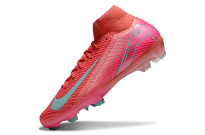 Nike Air Zoom Mercurial Superfly 10 Elite FG Football Boots - Red/Jade/Pink