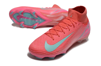 Nike Air Zoom Mercurial Superfly 10 Elite FG Football Boots - Red/Jade/Pink