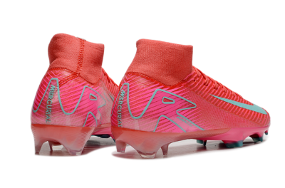 Nike Air Zoom Mercurial Superfly 10 Elite FG Football Boots - Red/Jade/Pink