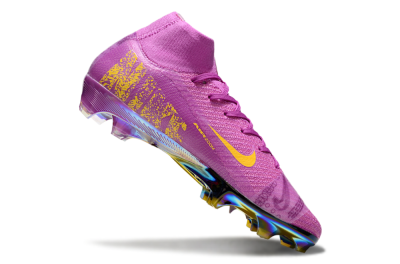 Nike Air Zoom Mercurial Superfly 10 Elite FG Football Boots - Purple/Yellow/Gold