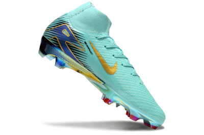 Nike Air Zoom Mercurial Superfly 10 Elite FG Football Boots - Jade/Gold/Blue