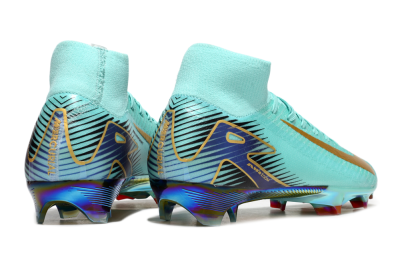 Nike Air Zoom Mercurial Superfly 10 Elite FG Football Boots - Jade/Gold/Blue