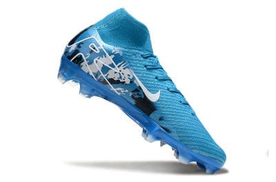 Nike Air Zoom Mercurial Superfly 10 Elite FG Football Boots - Blue/White/Black
