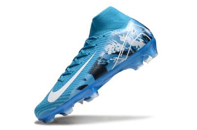 Nike Air Zoom Mercurial Superfly 10 Elite FG Football Boots - Blue/White/Black
