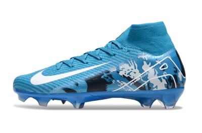 Nike Air Zoom Mercurial Superfly 10 Elite FG Football Boots - Blue/White/Black
