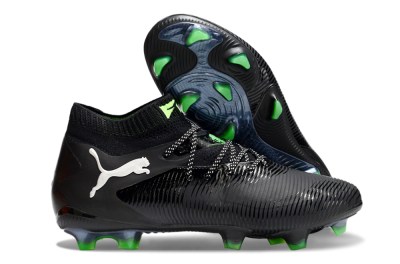 Puma Future 8 Ultimate FG Football Boots - Black/White/Yellow