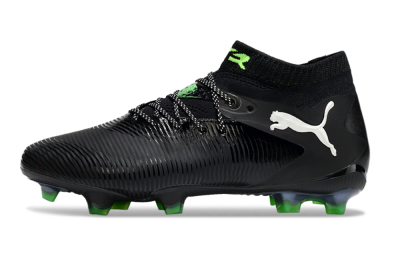 Puma Future 8 Ultimate FG Football Boots - Black/White/Yellow